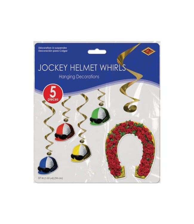 BEISTLE 5CT WHIRLS JOCKEY HELMETS