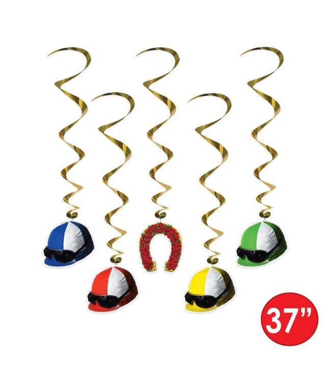 BEISTLE 5CT WHIRLS JOCKEY HELMETS