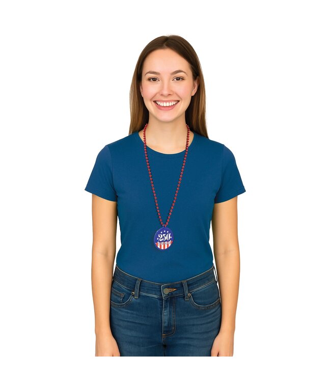 BEISTLE BEADS WITH SEMIQUIN MEDALLION