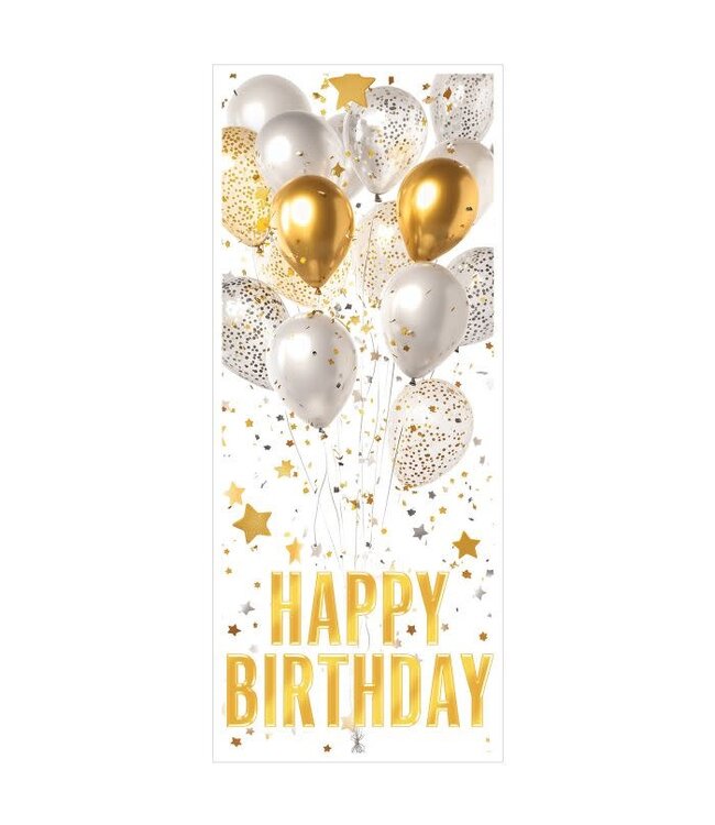 BEISTLE HAPPY BIRTHDAY DOOR COVER BALLOONS