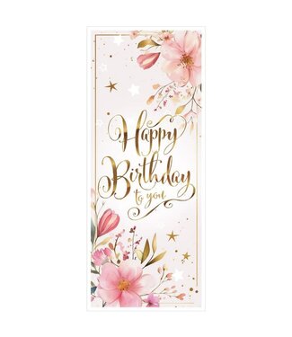 BEISTLE HAPPY BIRTHDAY TO YOU DOOR COVER FLOWERS