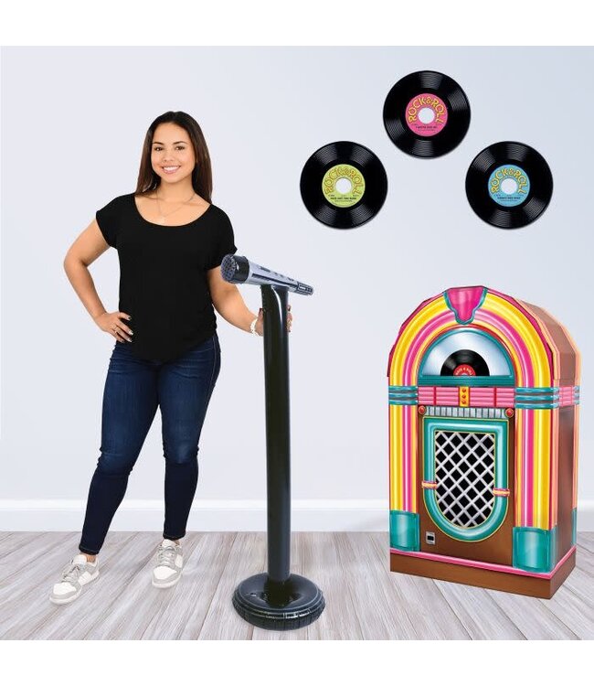 BEISTLE INFLATABLE MICROPHONE AND STAND