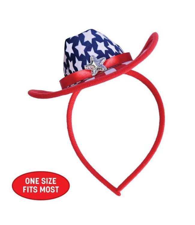 BEISTLE PATRIOTIC COWBOY HAT HEADBAND
