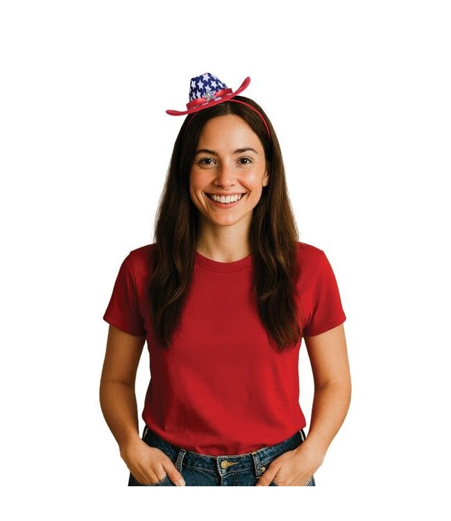 BEISTLE PATRIOTIC COWBOY HAT HEADBAND
