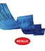 BEISTLE 1-Ply Metallic Fringe Ceiling Curtain-Blue