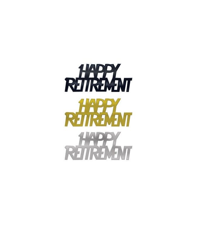 BEISTLE Happy Retirement Fanci-Fetti