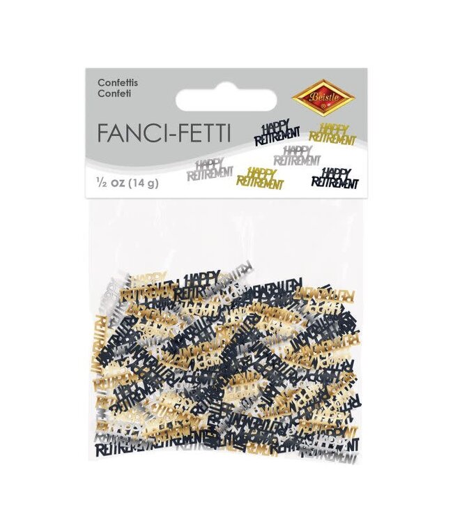 BEISTLE Happy Retirement Fanci-Fetti