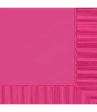 UNIQUE INDUSTRIES INC 40CT LUN NAPKIN HOT PINK
