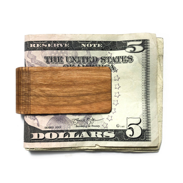 Money Clip Wood Cedar Plenty Mercantile Autumn Summer Money Clip Wood Cedar