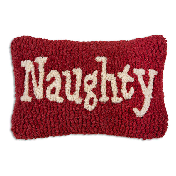 Hooked Pillow 8x12 Naughty Plenty Mercantile Event Venue