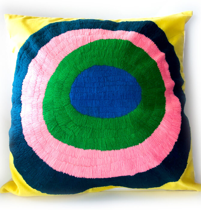 Pillows | Embroidered Circles