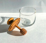 Honey Jar | Mini | Teak & Glass