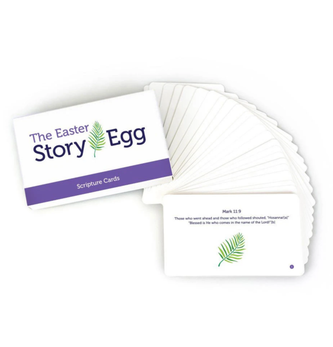 Scripture Cards | Easter Story Egg