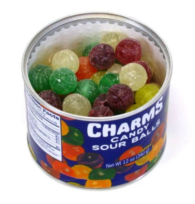 Candy | Charms Sour Ball Tin