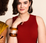 Bracelet | Lucite | Olive