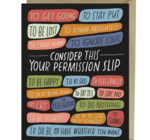 Card | Permission Slip