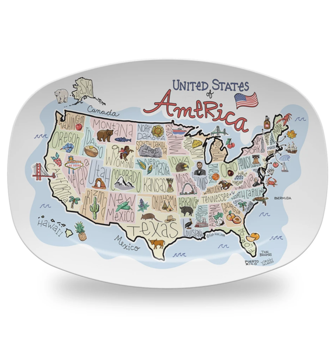 Platter | America Map