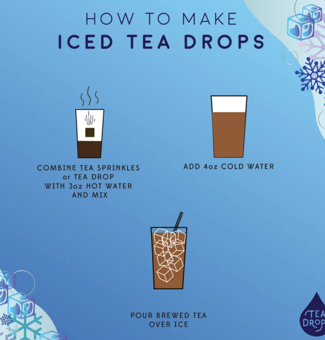 Tea Drops | Medium Wood Box | Assorted