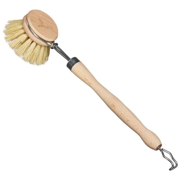 The Original Dishwashing & Vegetable Brush, Eco-Friendly Birch Wood