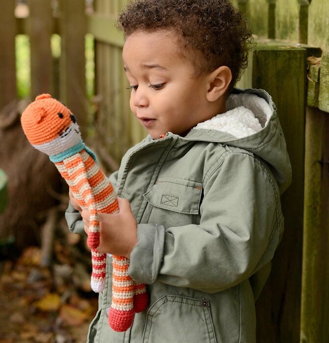 Crochet Rattle Toy | Fox