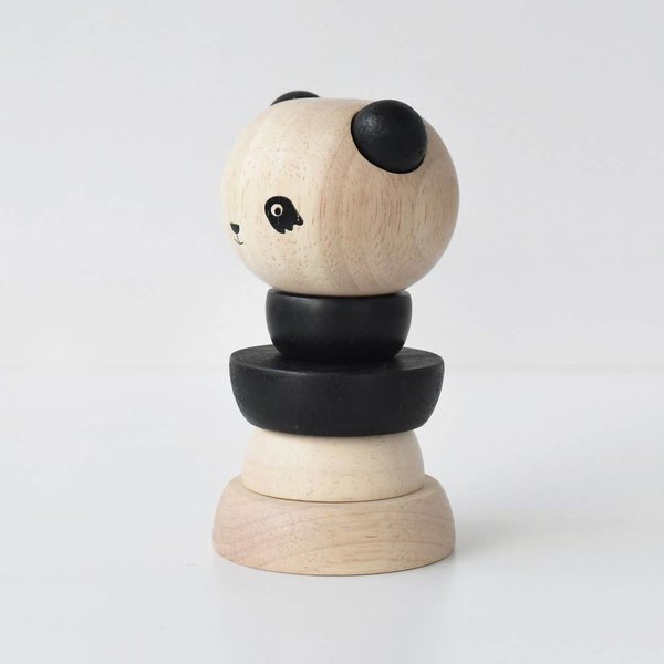 Wee Gallery Wood Stacker | Panda