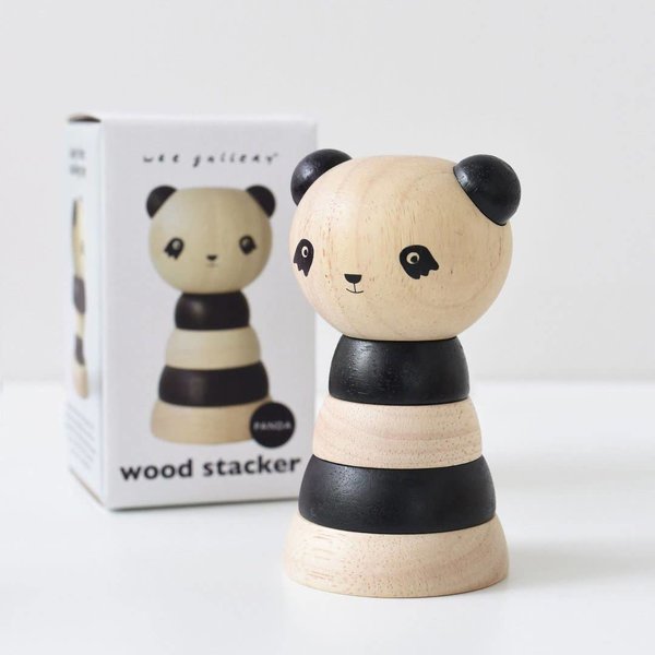 Wee Gallery Wood Stacker | Panda