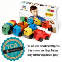 Luke's Toy Factory 3D Puzzle Trucks | 4-Pack