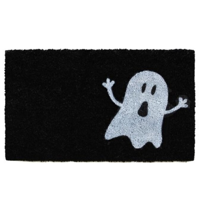 Doormat | Black/White Ghost