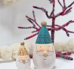 Figure | Santa Wooden Folk | Yellow Hat