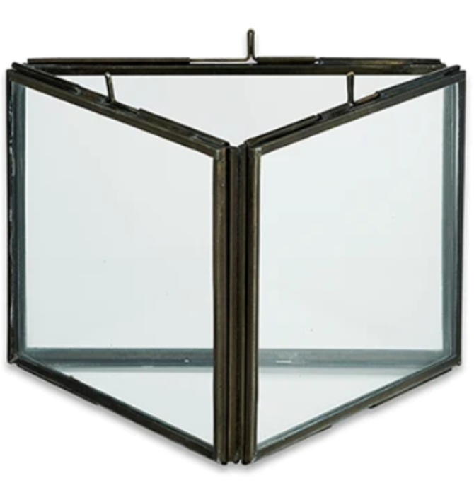 Triple Panel Frame | "Danta" | Antique Black