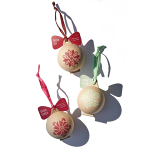 Modern Sprout Seed Ball Ornaments