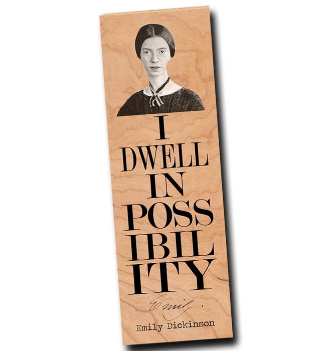 Wooden Bookmark | Emily Dickinson