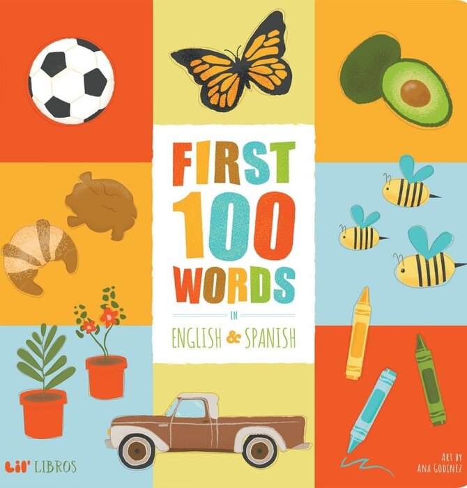 Board Book | First 100 Words | English/Spanish