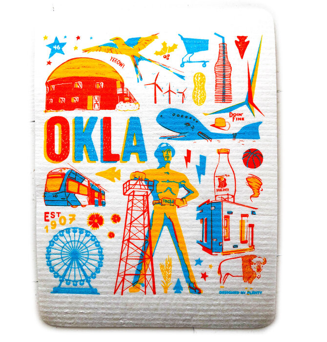 Hydro Dish Cloth | Oklahoma Icons
