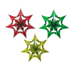 Recycled Decorations | Spherical Star (3 Colors)