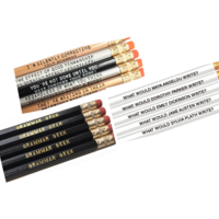 Fly Paper Pencil Set | Engraved