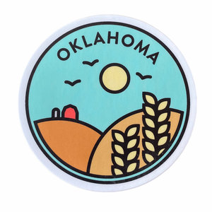 Stickers Northwest Sticker | Oklahoma | Wheat Badge