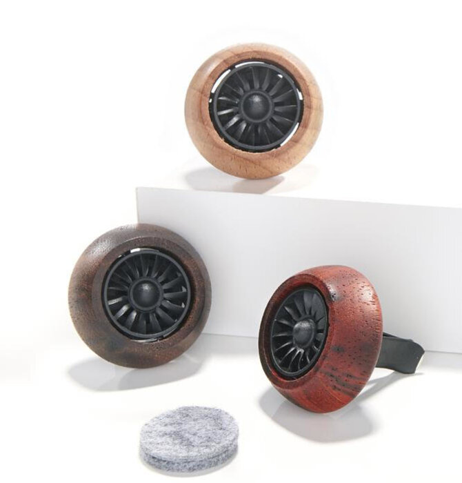 Car Fan Diffuser | Wood Grain