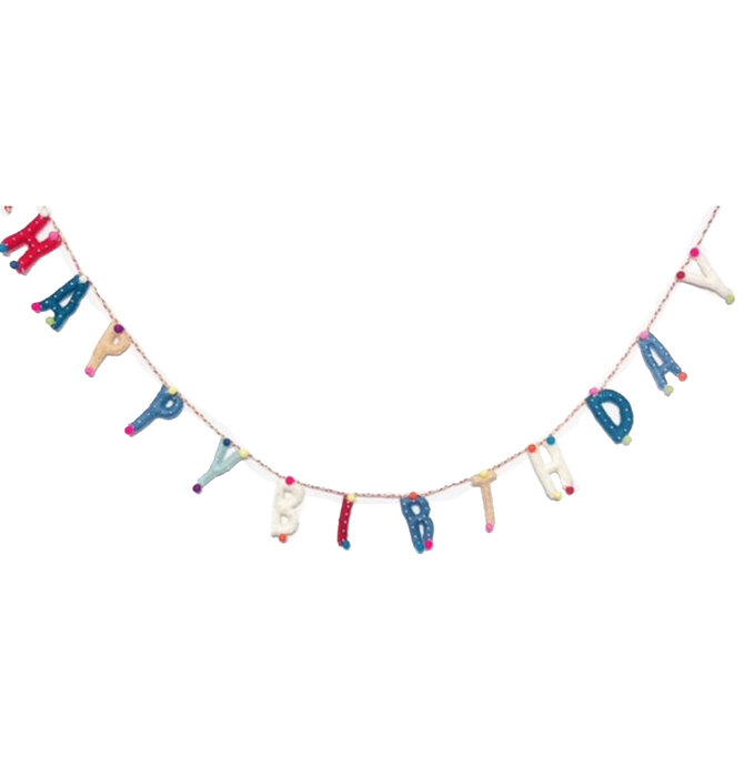 Garland | Felt Happy Birthday