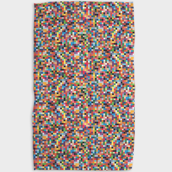 Tea Towel - Microfiber - Pixel Confetti - PLENTY Mercantile & Venue