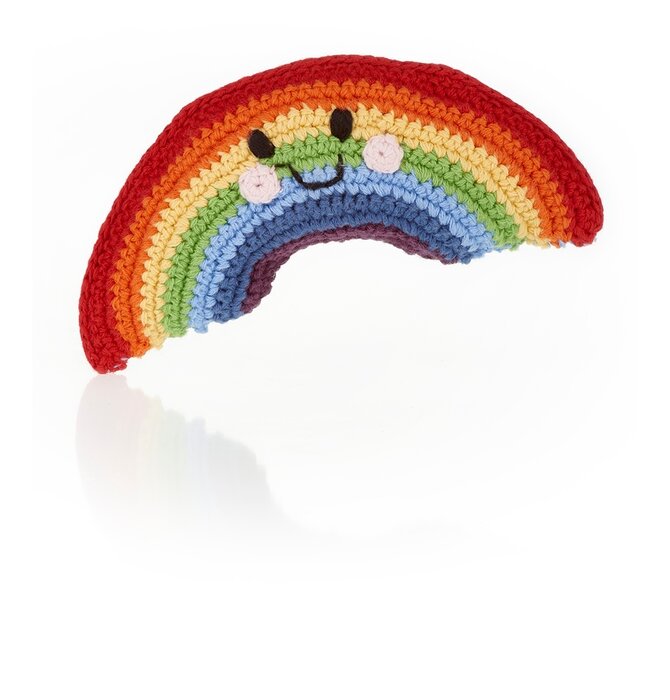 Crochet Rattle | Rainbow