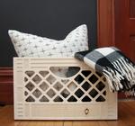 Wooden Milk Crate