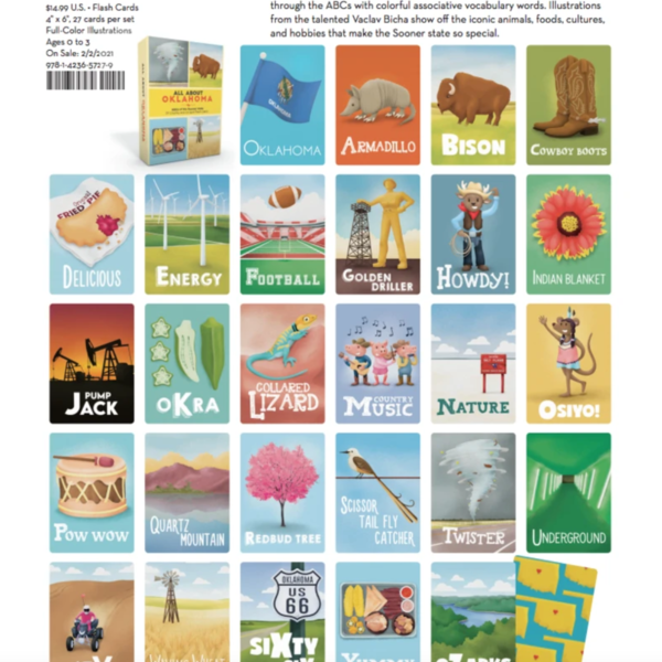 Flash Card SetAll About Oklahoma PLENTY Mercantile & Venue