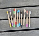 Bamboo Toothbrush | Wood Color Dip