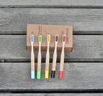Bamboo Toothbrush | Wood Color Dip
