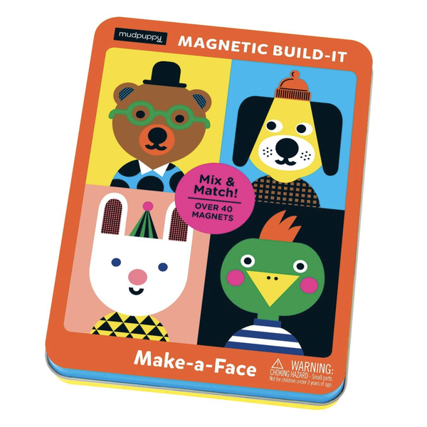 Chronicle Books Game | Magnetic Build-it | Make-A-Face