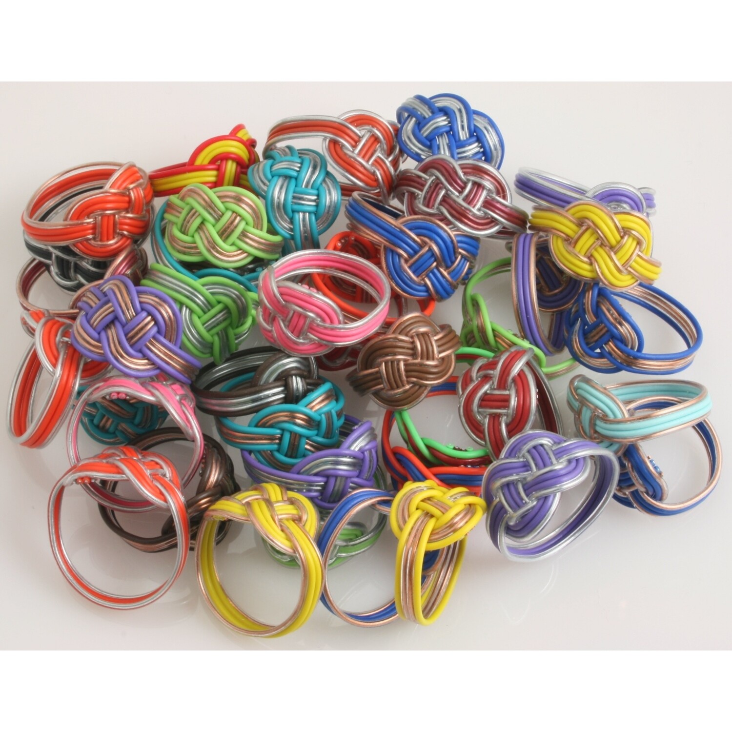 Ring Upcycled Telephone Wire place tag PLENTY Mercantile Venue