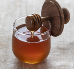 Honey Jar | Mini | Teak & Glass