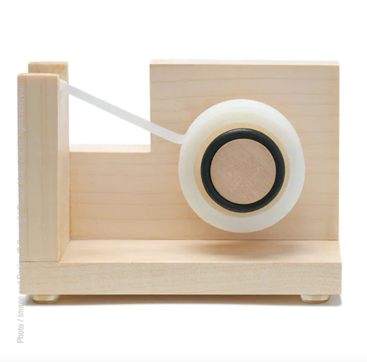 Stationery nerds will love this wooden washi tape dispenser - The