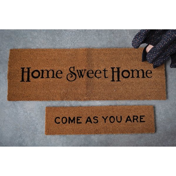 Home Sweet Home & Coir Mat, 22X47, Natural Sold by at Home